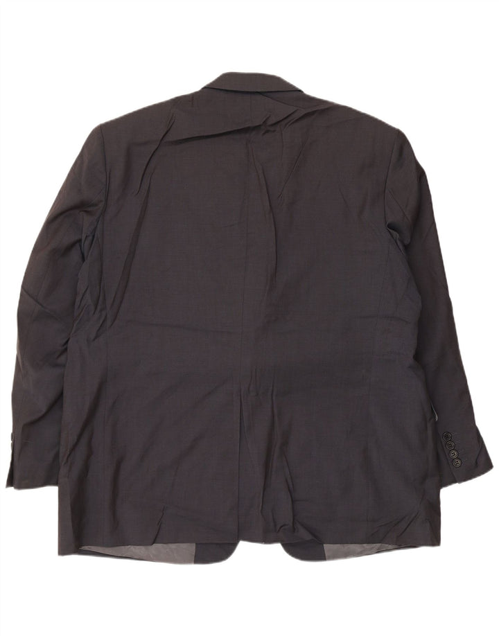 Marks & Spencer Herren-Blazer mit 3 Knöpfen, UK 46, 3XL, marineblaue Wolle