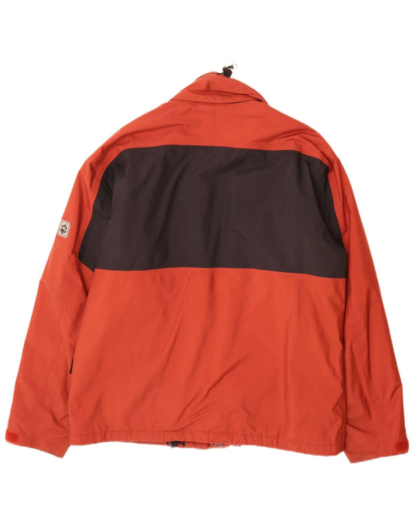 Jack Wolfskin Herren Windjacke UK 40/42 Large Red Colourblock