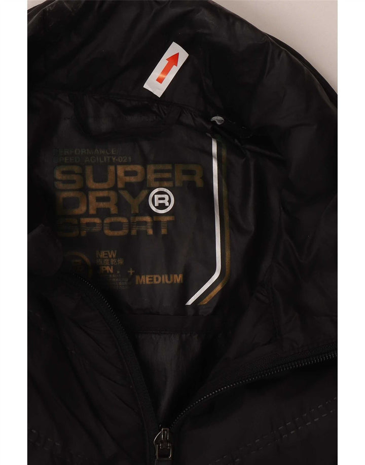 Superdry Mens Gilet UK 38 Medium Grey Colourblock Nylon
