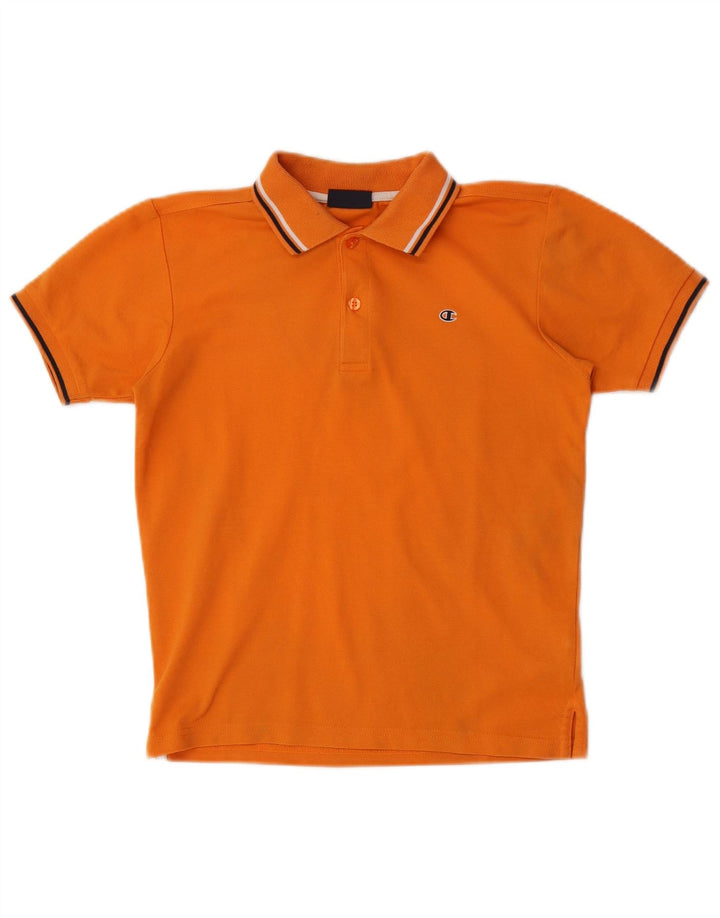 Champion Poloshirt für Jungen, 7–8 Jahre, Größe S, Orange, Baumwolle