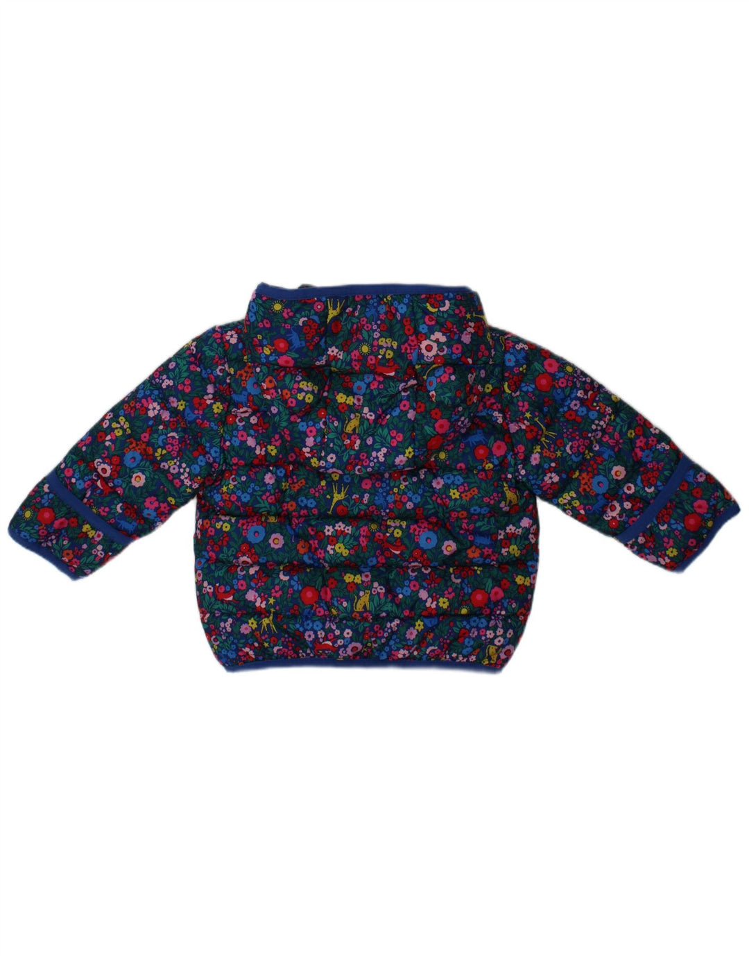 JOULES Baby-Mädchen-Jacke mit Kapuze, 3–6 Monate, mehrfarbig, Blumenmuster