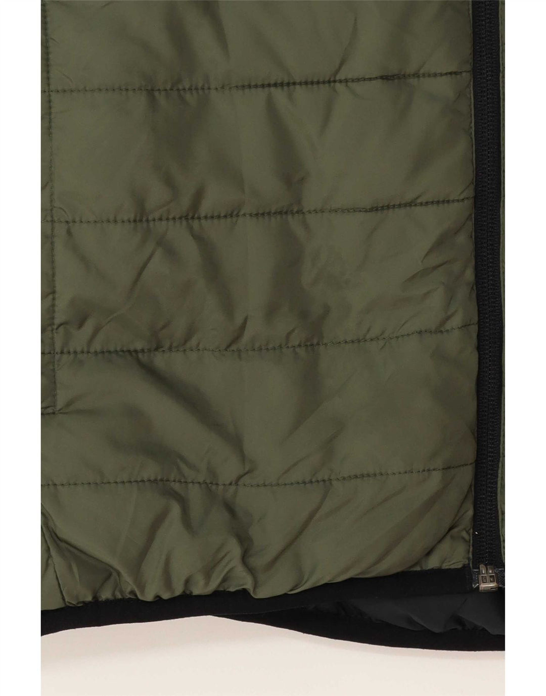 Quiksilver Wendbare wattierte Jacke mit Kapuze für Jungen, 11–12 Jahre, Mittelkhaki