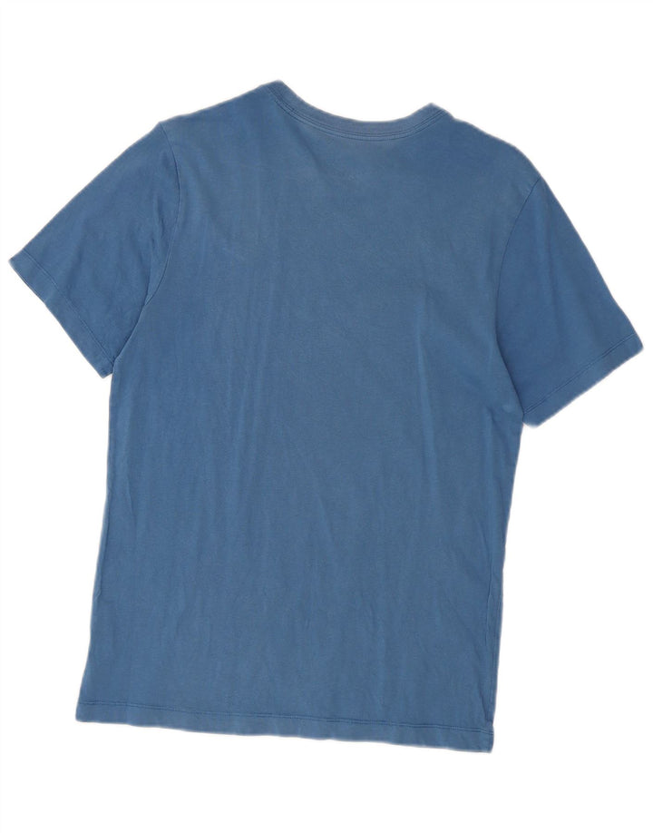 Nike Herren T-Shirt Top Small Blau Baumwolle