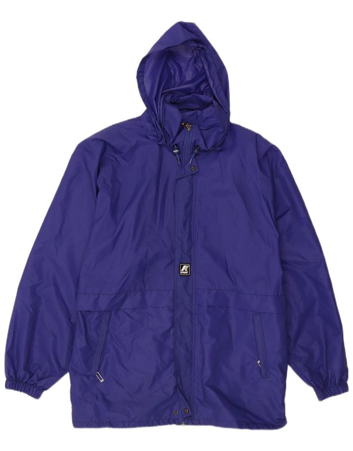 K-Way Herren-Regenjacke mit Kapuze, UK 42, XL, Blau