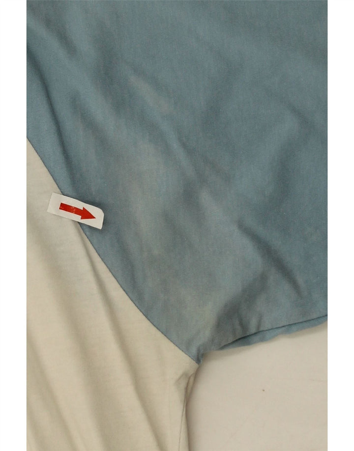 Puma Herren-T-Shirt mit Grafik, Größe L, Weiß, Farbblock