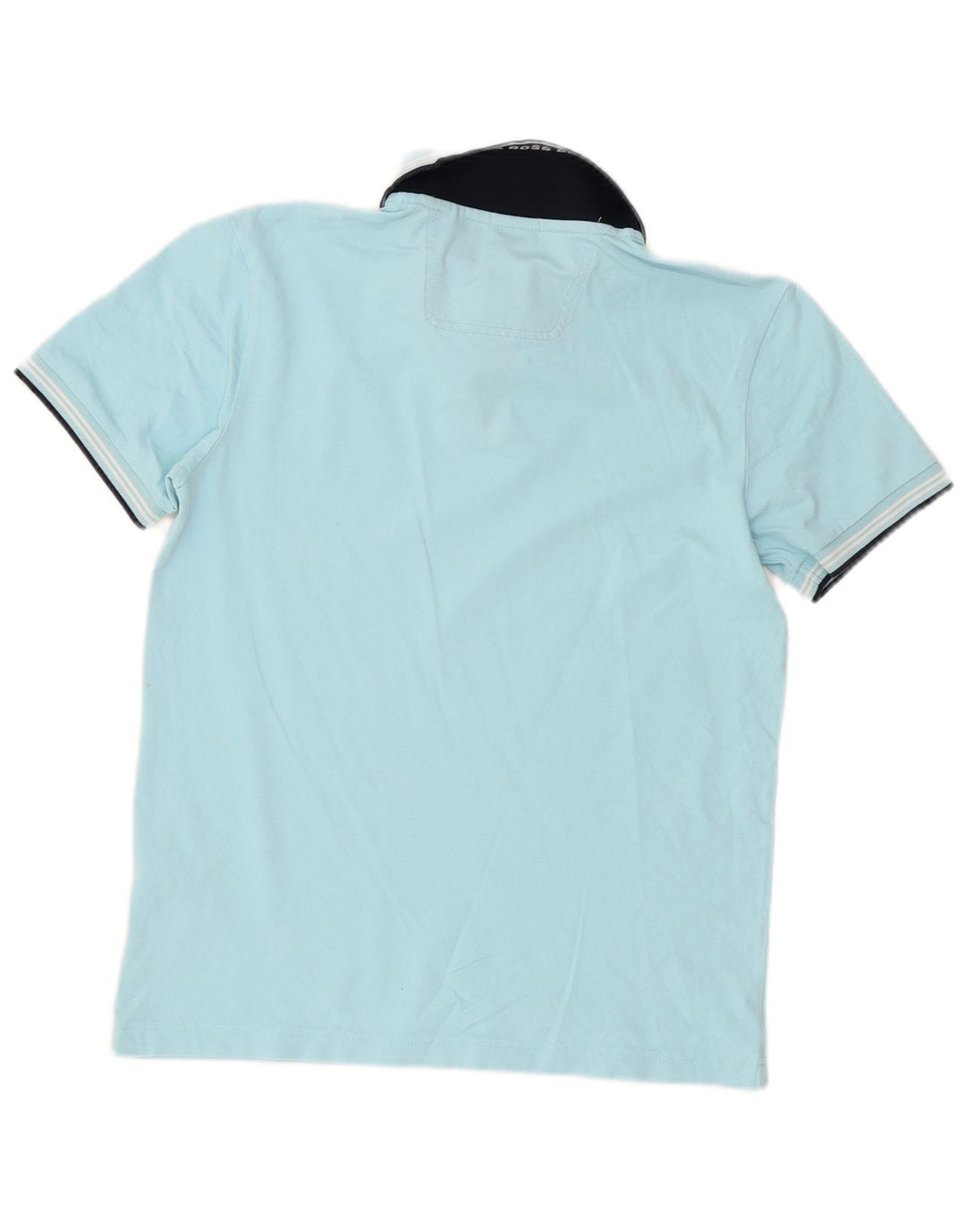Hugo Boss Slim-Fit-Poloshirt für Herren, klein, aus blauer Baumwolle