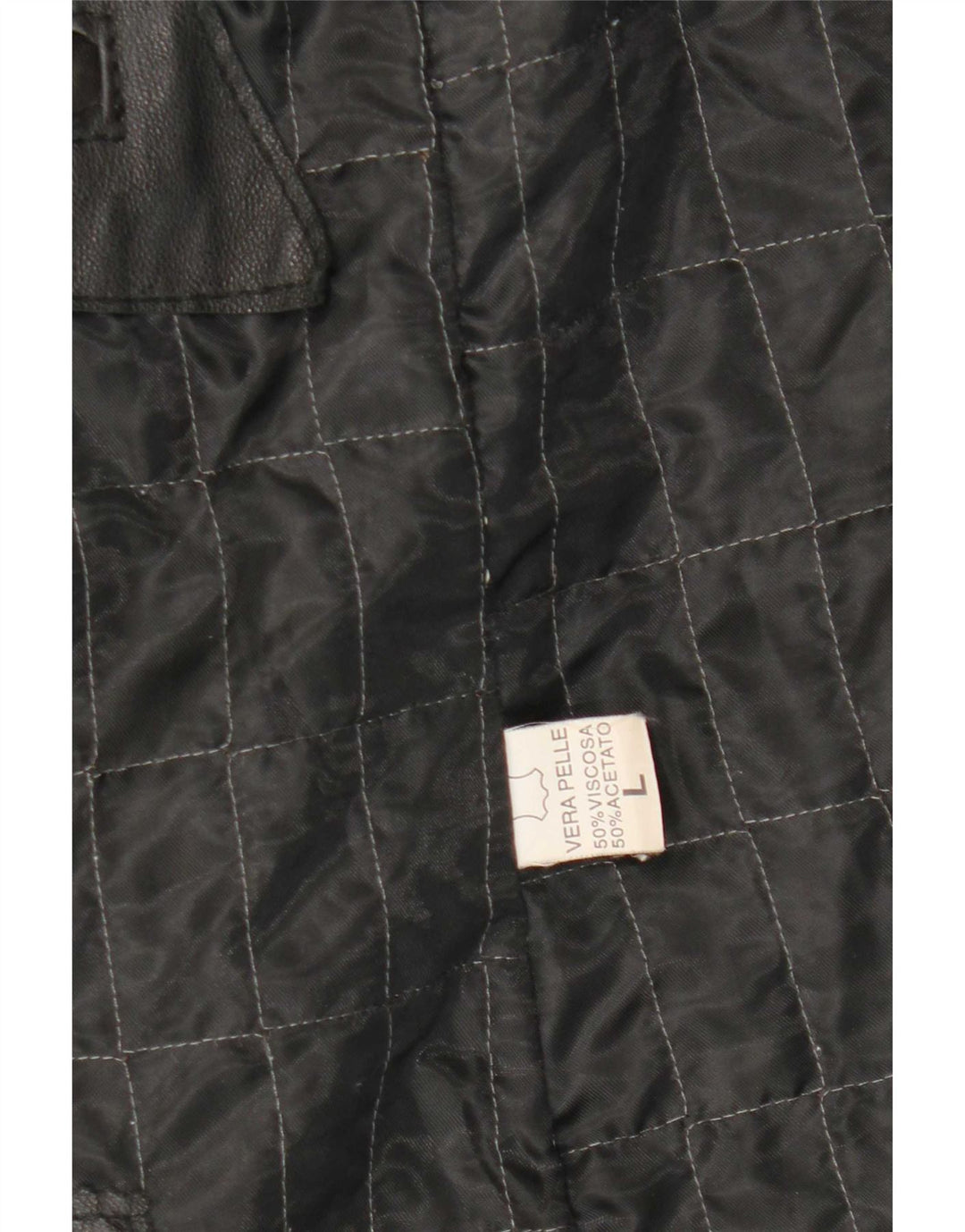 Vintage Herren Übergroße Lederjacke UK 40 Großes schwarzes Leder