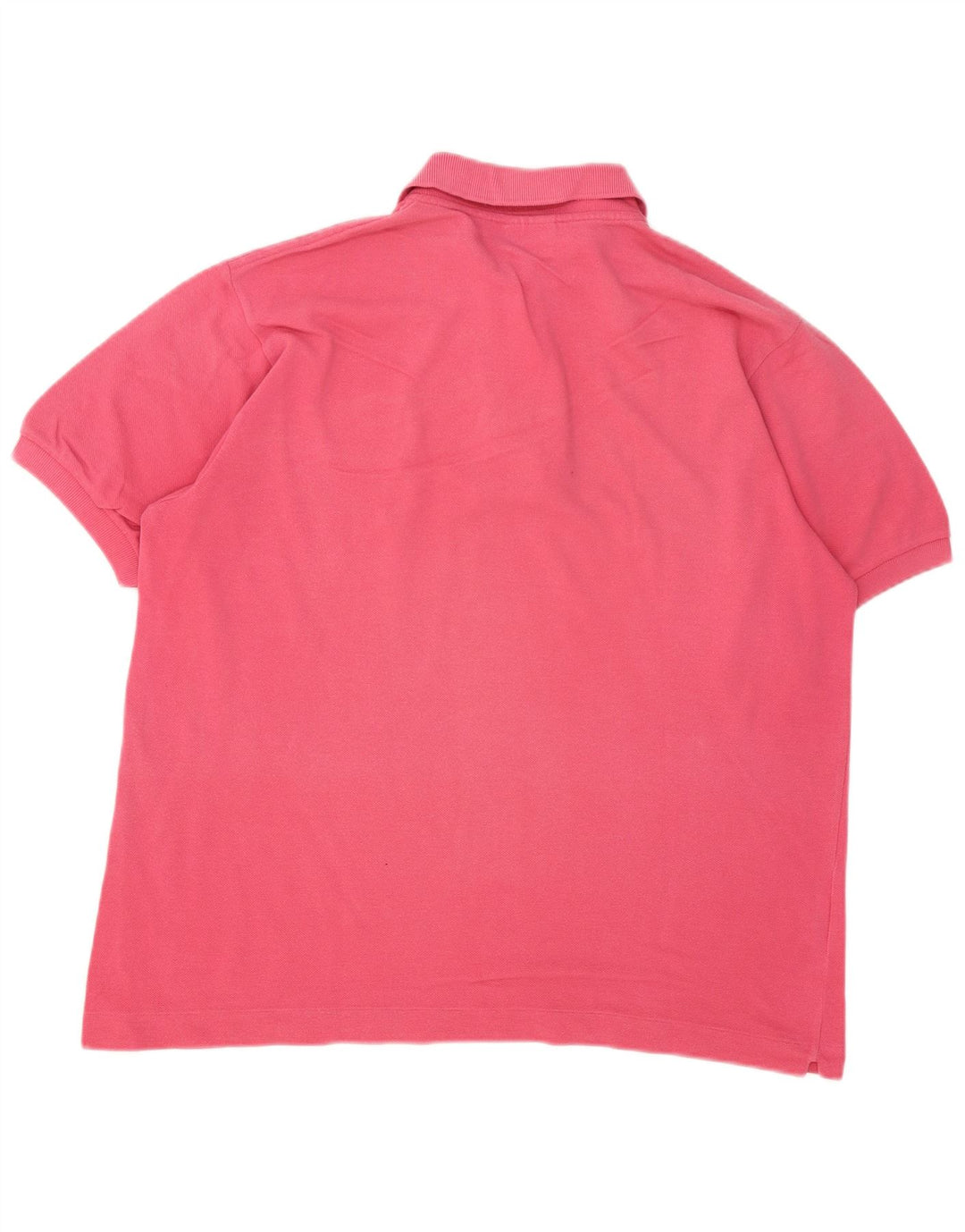 Lacoste Herren-Poloshirt, Größe 5, groß, rosa Baumwolle