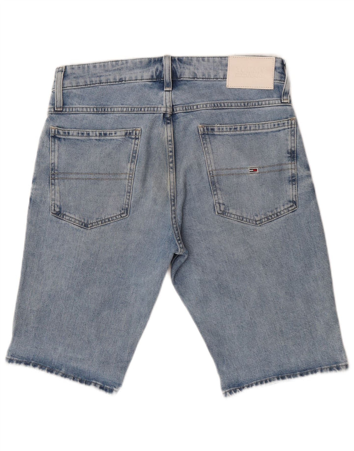 Tommy Hilfiger Herren Denim Shorts W31 Mittelblaue Baumwolle