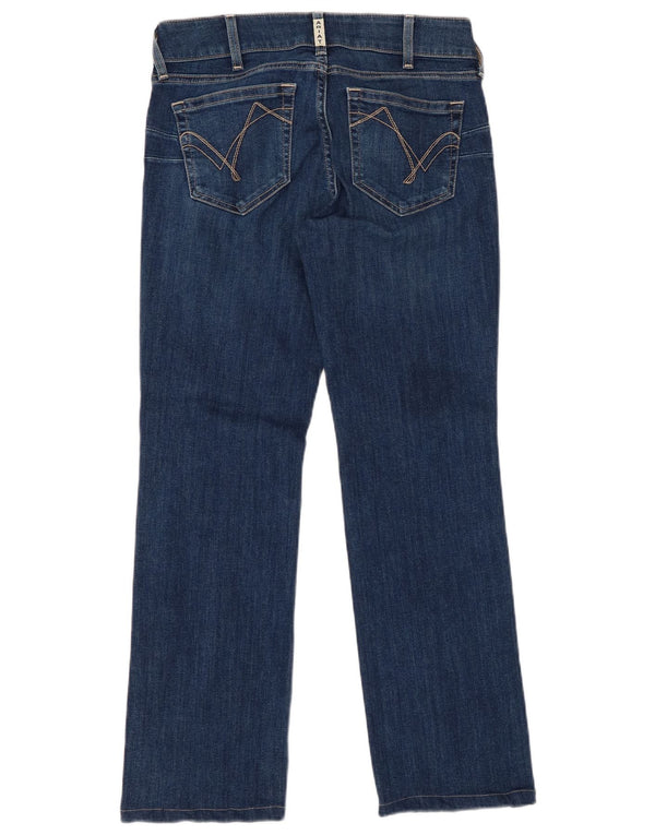 ARIAT Damen Straight Jeans W29 L29 Blaue Baumwolle