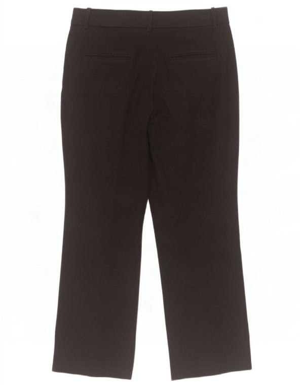 Massimo Dutti Damen gerade geschnittene Hose EU 40 Medium W30 L24 Schwarz