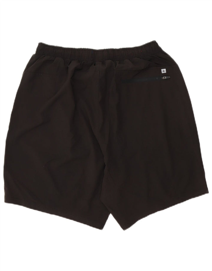 Mountain Warehouse Herren-Sportshorts, Größe L, aus schwarzem Polyester