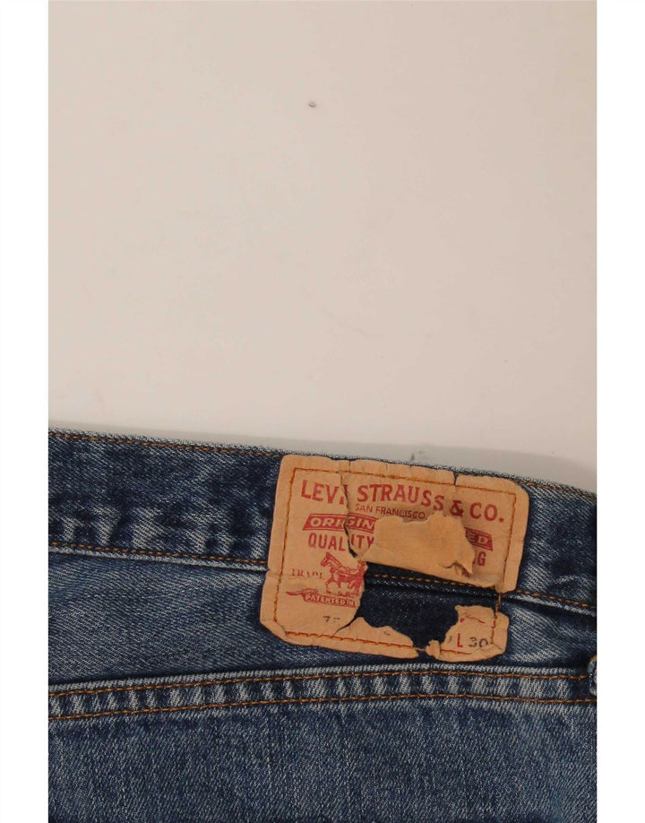 Levi's Damen Straight Jeans W40 L30 Blaue Baumwolle