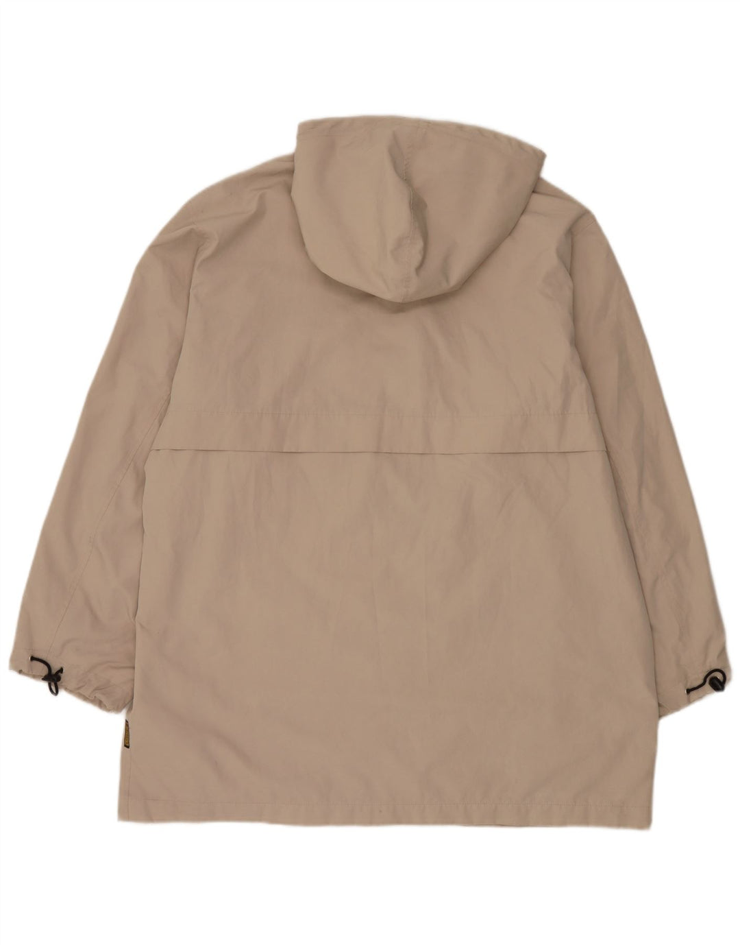 Armani Jeans Herren Kapuzen-Regenmantel IT 52 XL Beige Polyester
