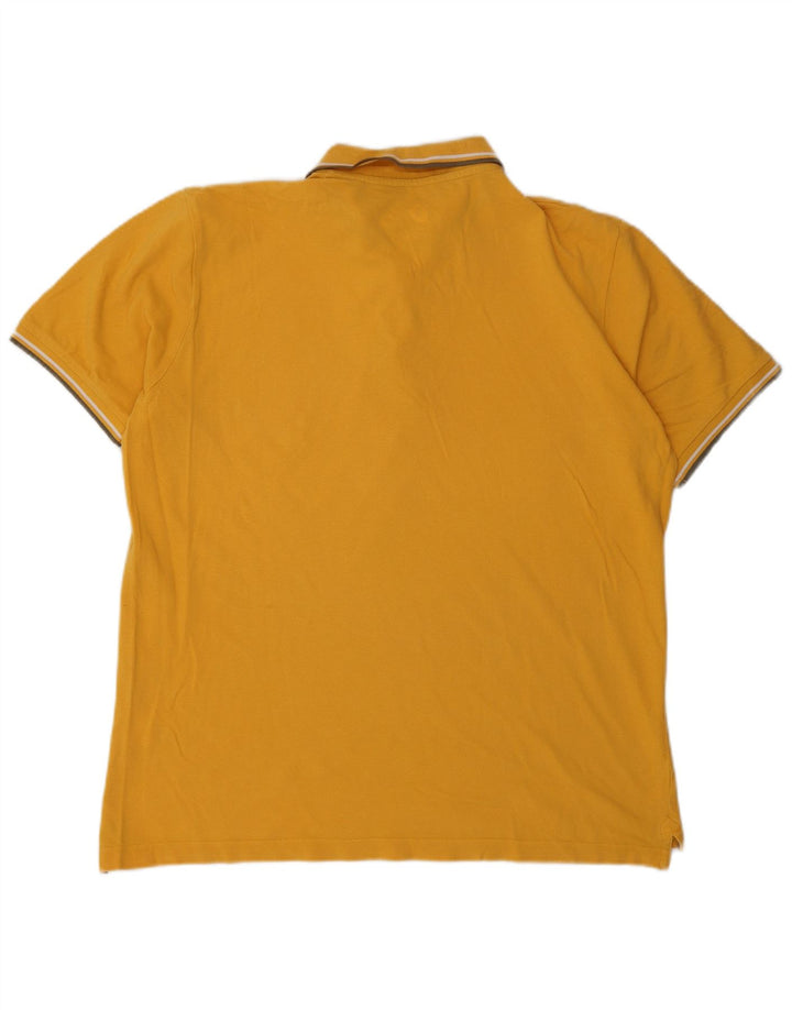 DACK'S Herren-Poloshirt, groß, gelbe Baumwolle