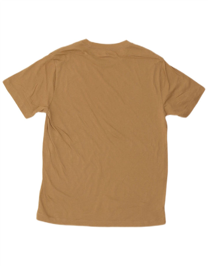 True Religion Herren-T-Shirt mit Grafik, mittelbeige Baumwolle