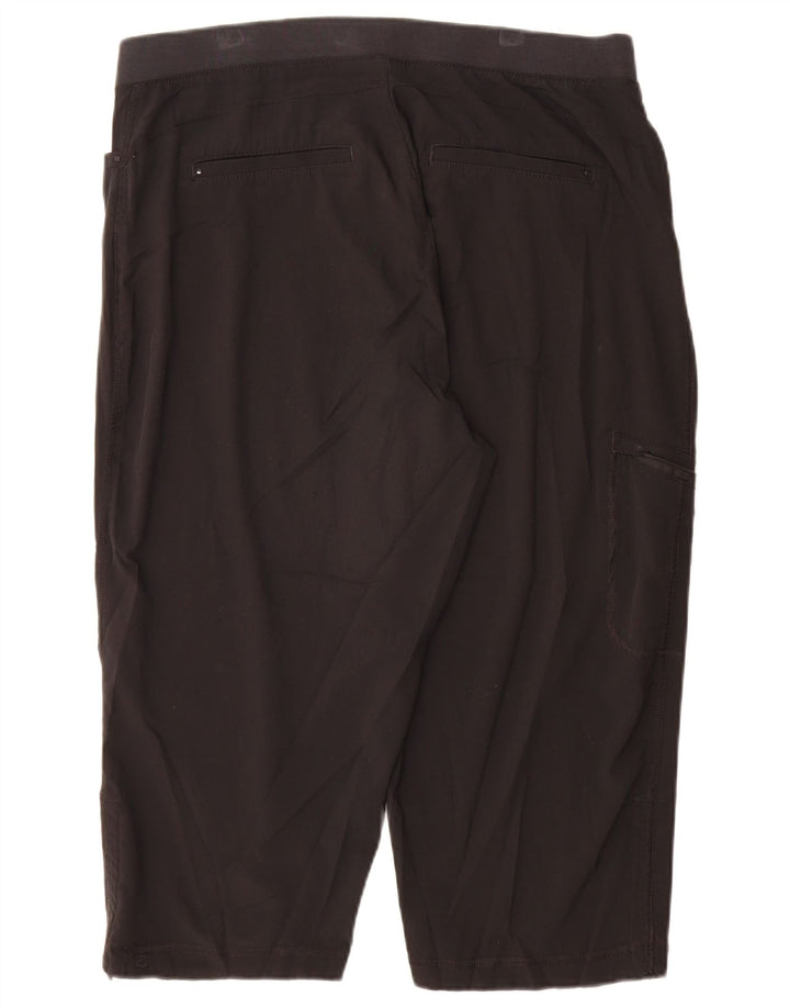 LEE Damen Cargo-Caprihose mit entspannter Passform, US 14, XL, W34, L20, Schwarz