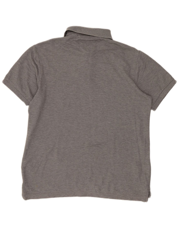 Tommy Hilfiger Herren Slim Fit Poloshirt XL Grau Baumwolle