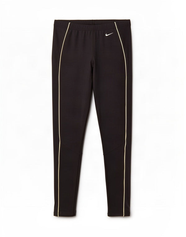 Nike Womens Leggings US 12/14 Large Black Polyester
