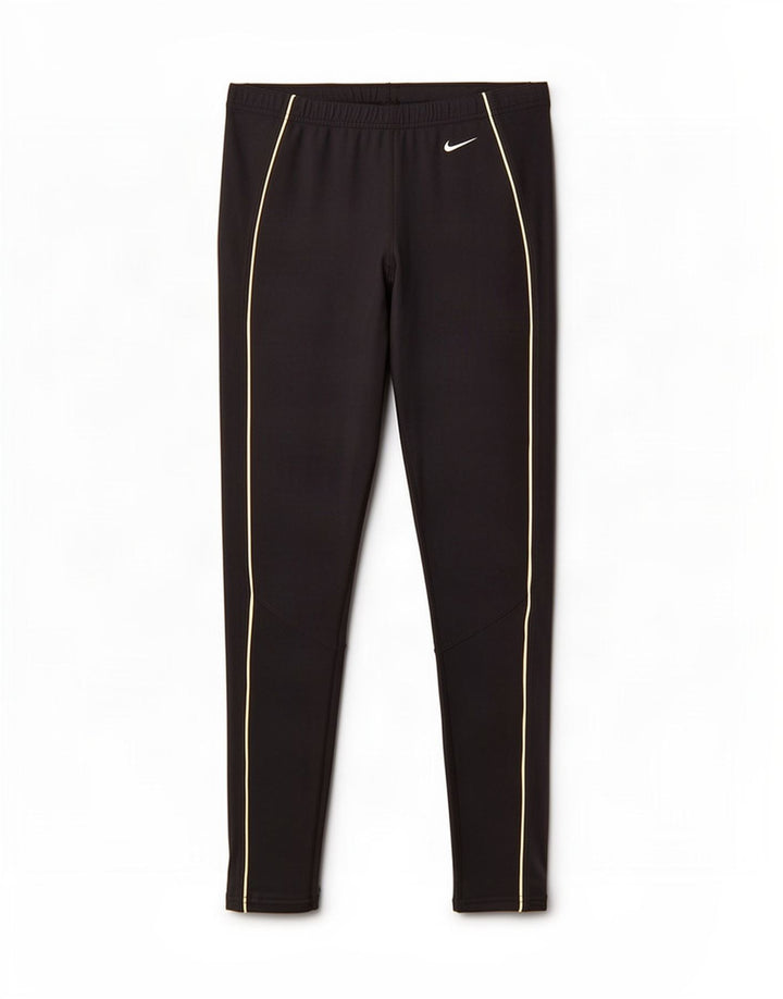 Nike Damen Leggings US 12/14 Large Schwarz Polyester