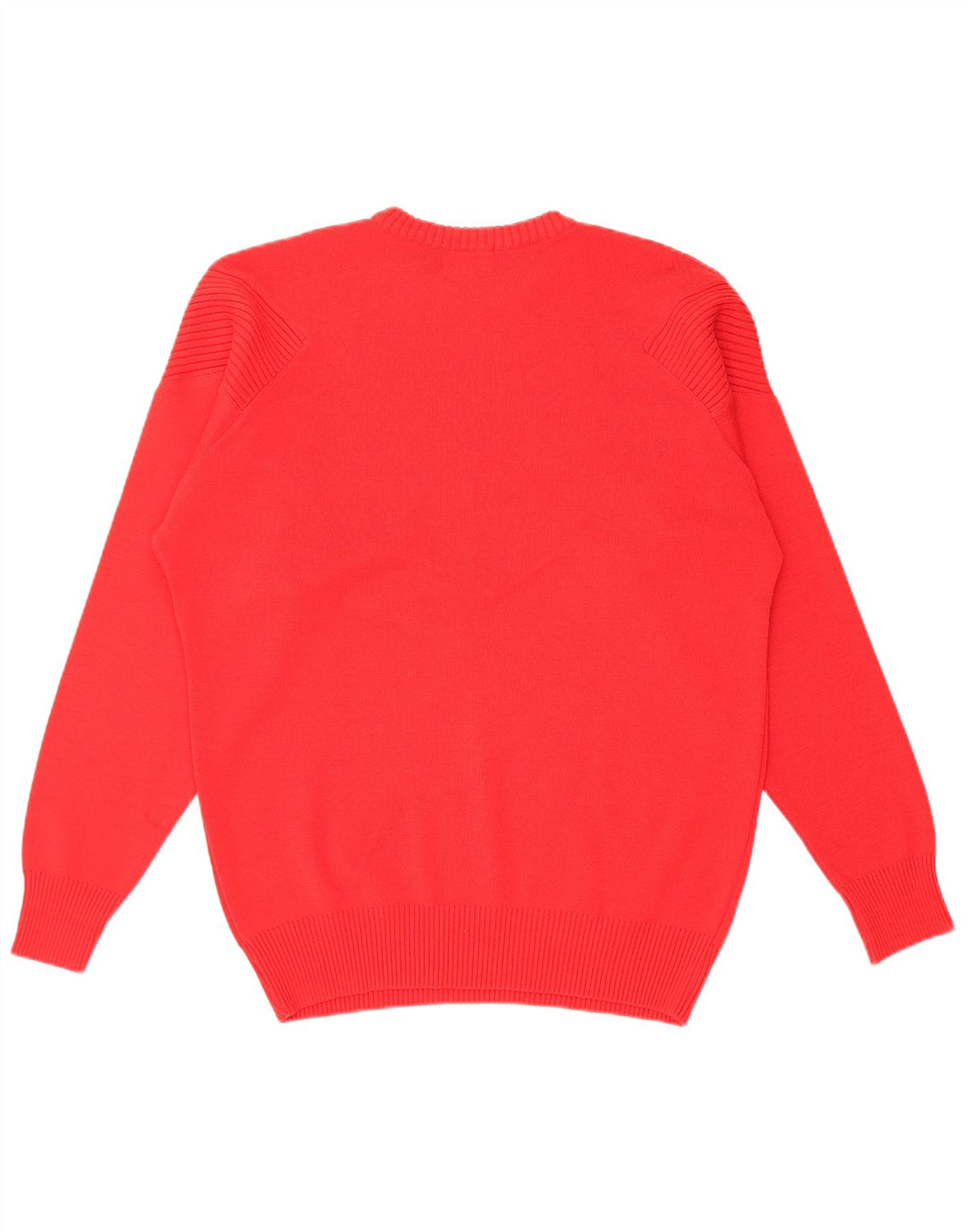 PAUL & SHARK Herren Yachting Pullover mit Rundhalsausschnitt Mittelrote Schurwolle