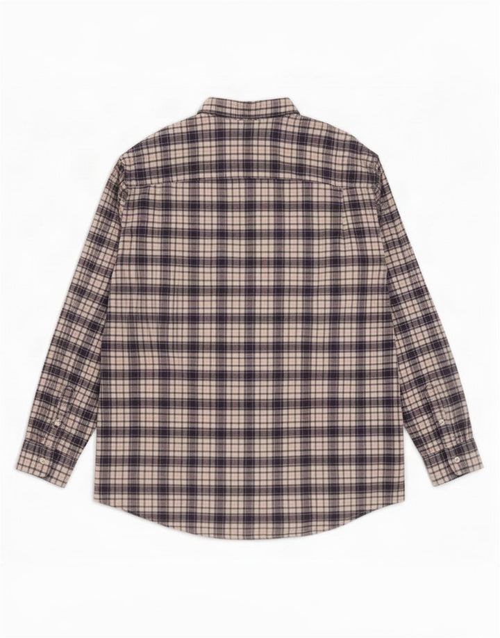 Eddie Bauer Damen-Oversize-Hemd, UK 18, XL, mehrfarbig, kariert, Baumwolle