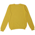 Sun68 Herren-Pullover mit Rundhalsausschnitt, XL, gelbe Baumwolle
