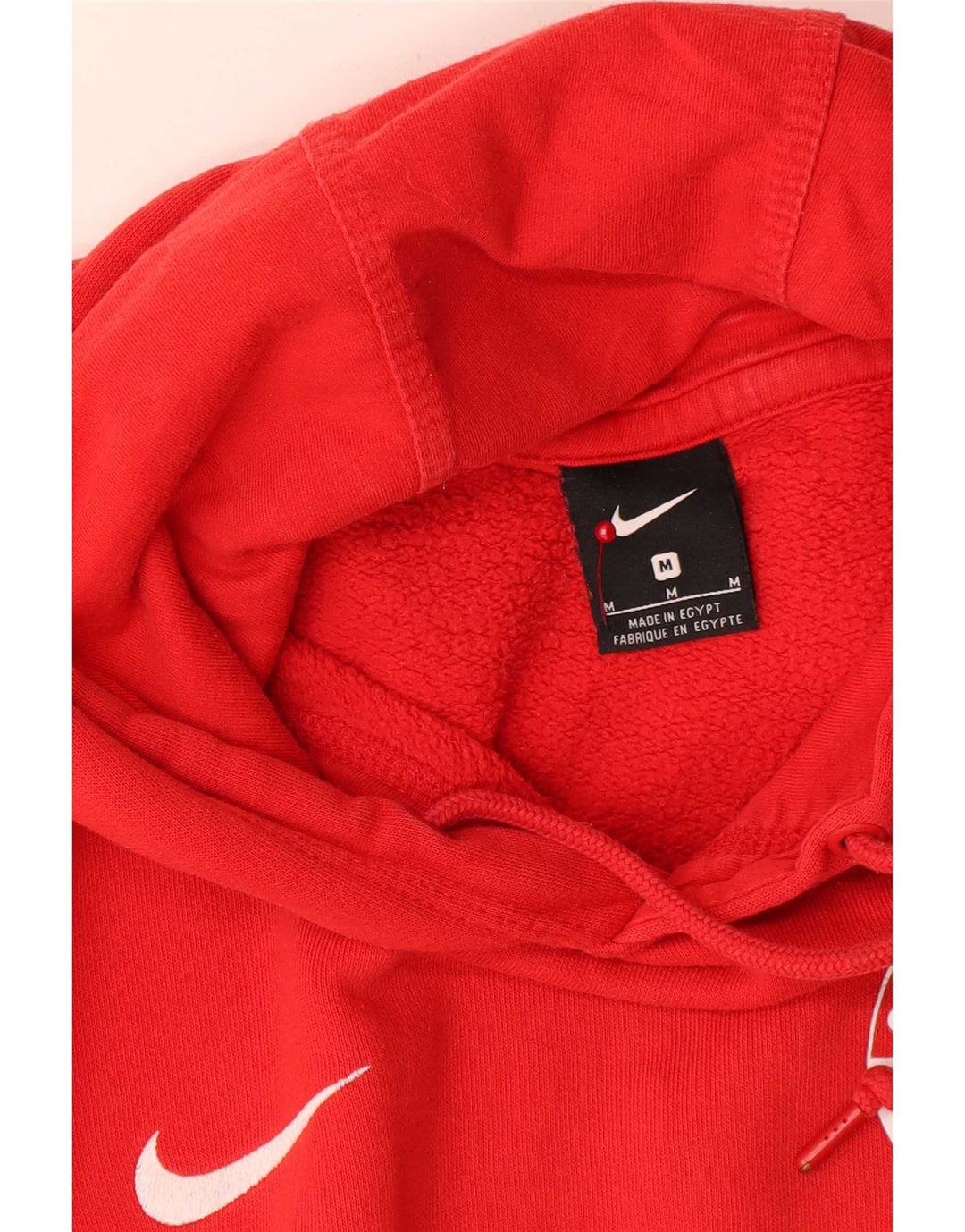 Nike Herren-Kapuzenpullover mit Grafik, mittelrote Baumwolle