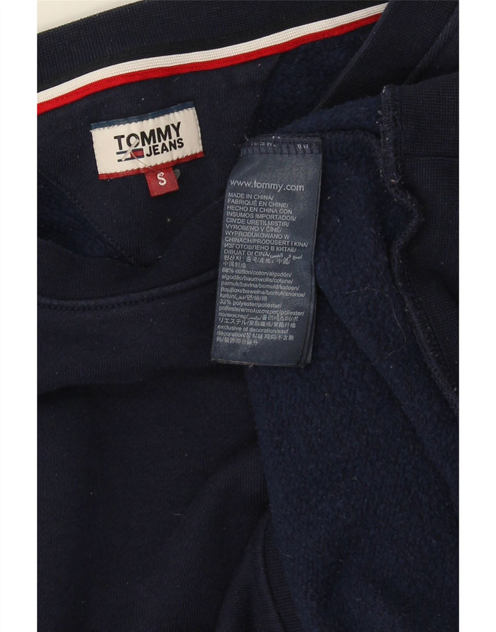 Tommy Hilfiger Damen-Sweatshirt in Übergröße, Gr. 10, Größe S, Marineblau