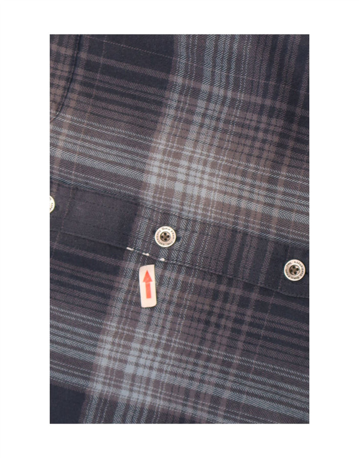 Prana Herren Lumberjack Flanellhemd XS Blau kariert