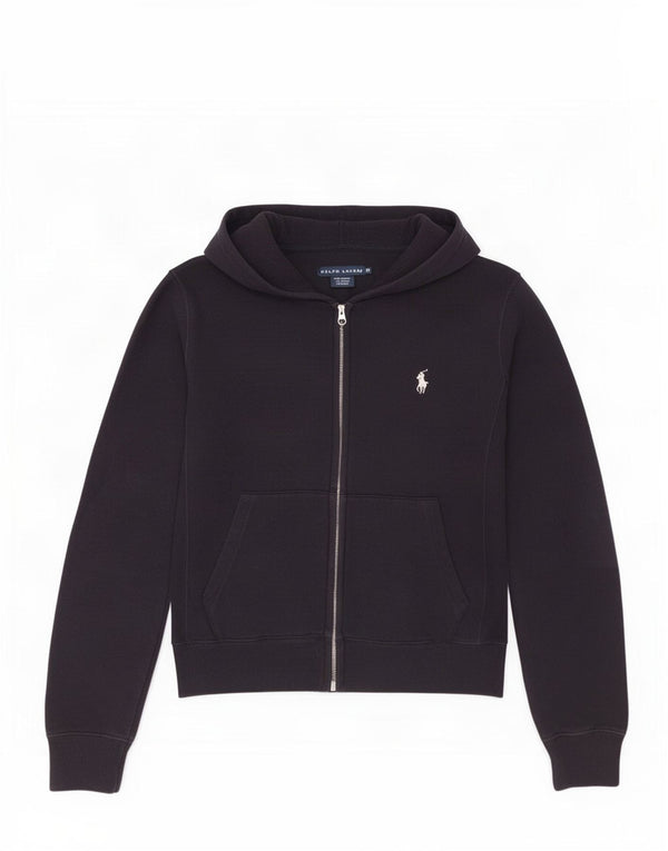 Ralph Lauren Damen-Pullover mit übergroßem Reißverschluss und Kapuze, UK 6, XS, Marineblau, Baumwolle