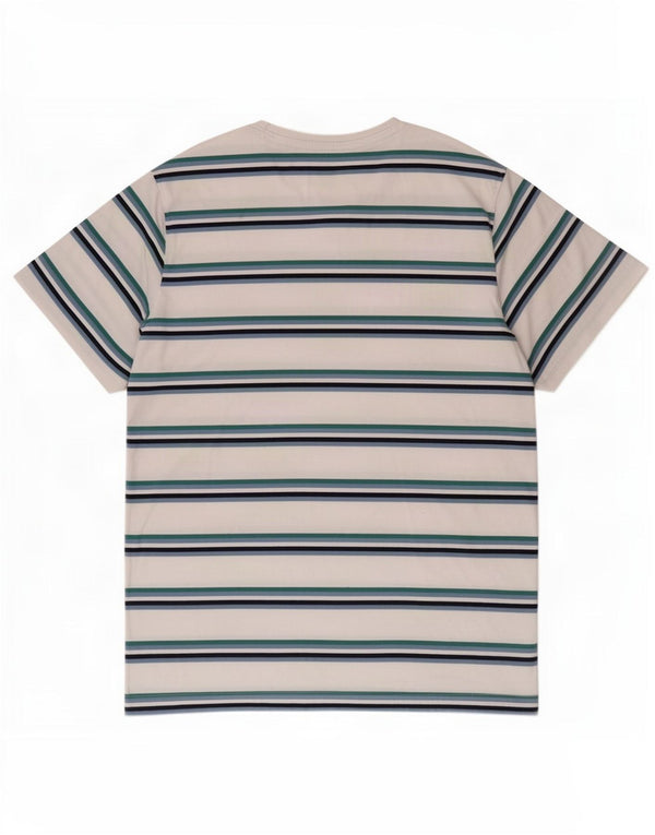 Crew Clothing Herren T-Shirt Top XL Mehrfarbig gestreift aus Baumwolle