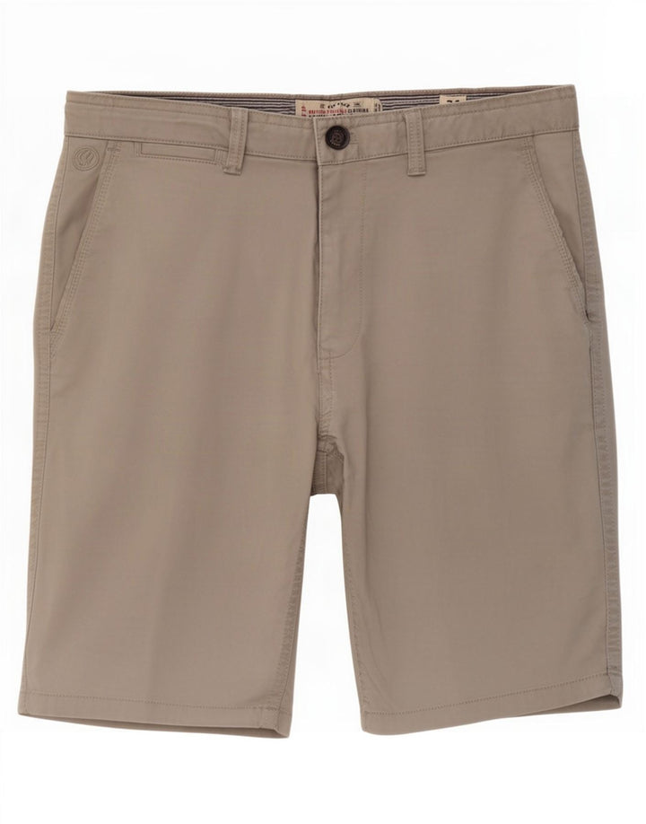 Fat Face Herren-Chinoshorts, Größe L, W34, graue Baumwolle