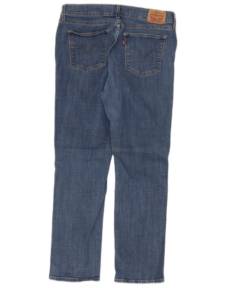 LEVI'S Damen-Jeans, klassisch, klassische Passform, gerade, US 12, Größe L, W32, L28, Blau