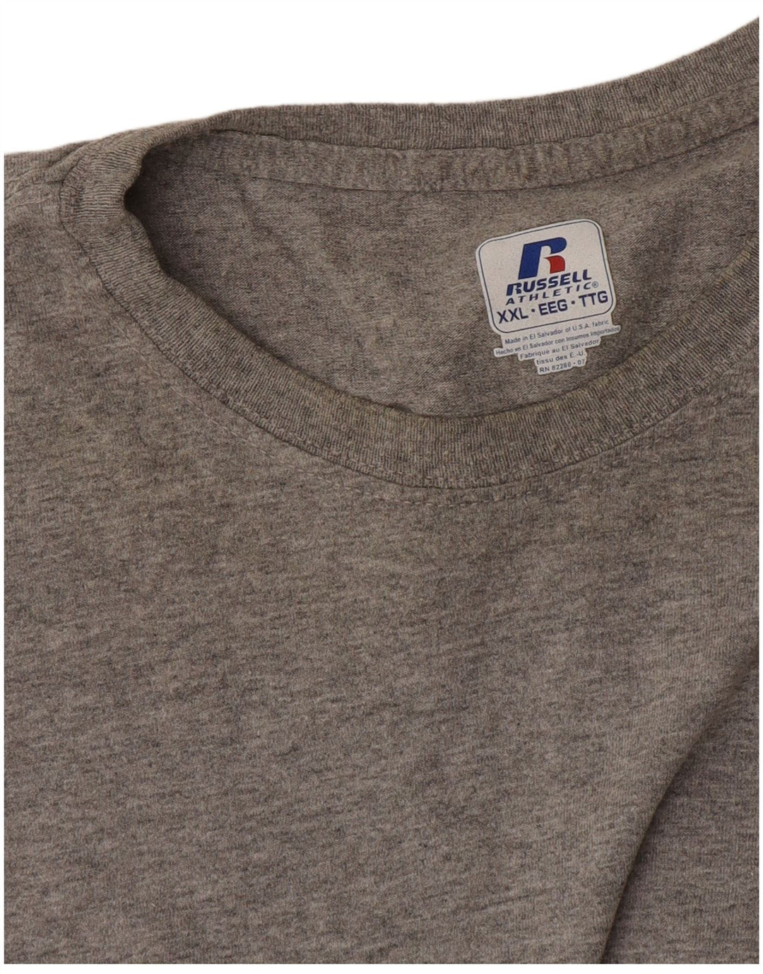 Russell Athletic Herren T-Shirt Top 2XL Grau