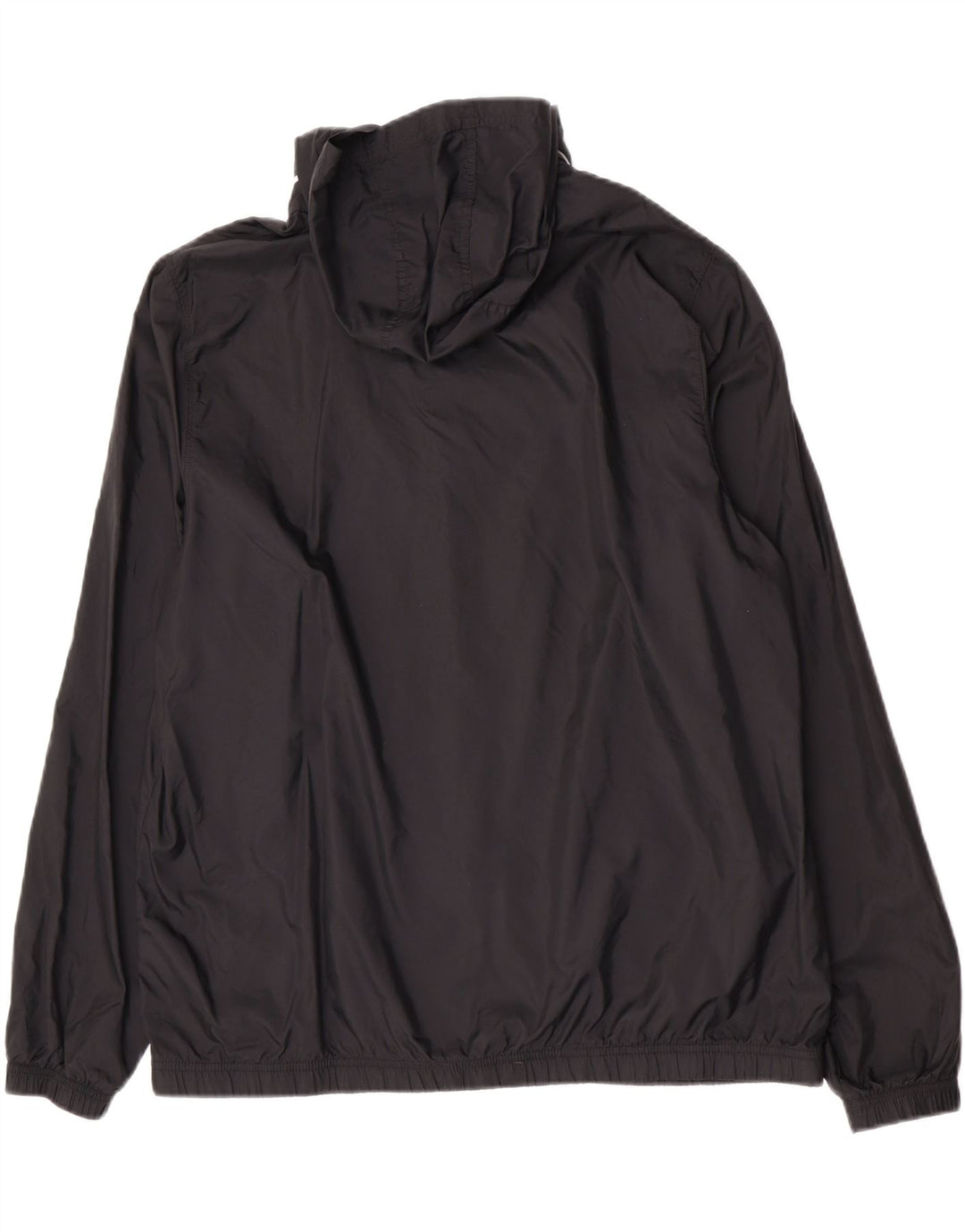 Nike Herren-Regenjacke mit Kapuze XL, schwarzes Nylon