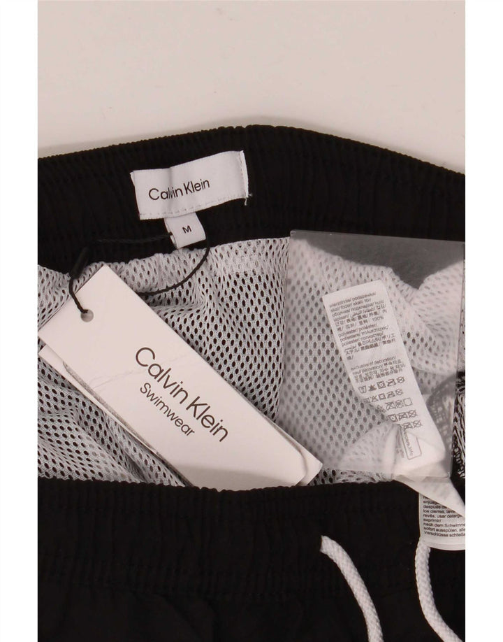 Calvin Klein Herren Badeshorts mit Grafik, Mittelschwarzes Polyester