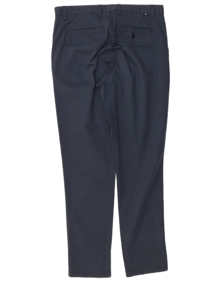 Ted Baker Slim Chino-Hose für Herren, W32, L31, Marineblau, Polyester