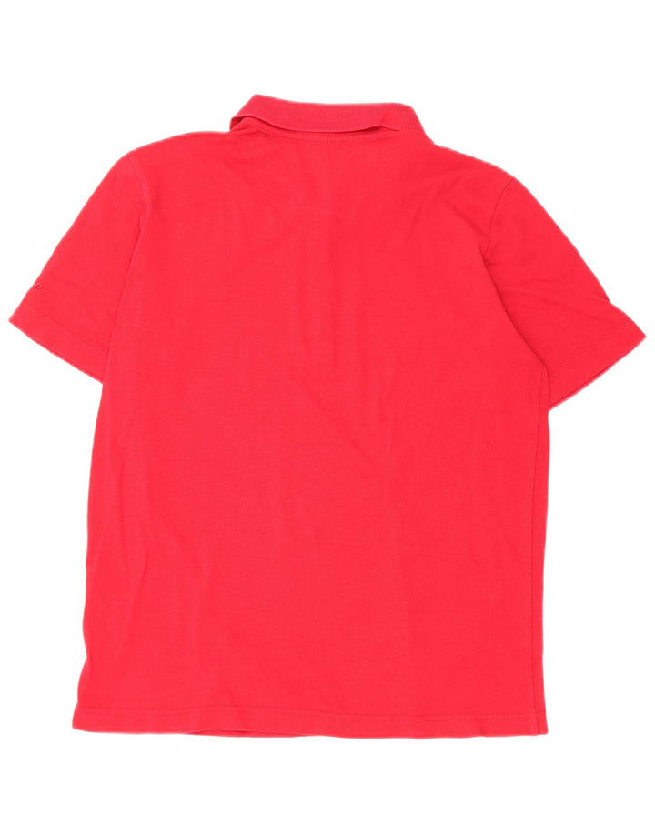 Ellesse Damen Poloshirt UK 10 Small Rot Baumwolle