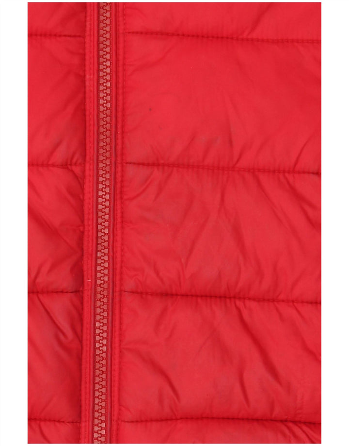 Barbour Herren gepolsterte Jacke UK 8 Small Rot Polyamid
