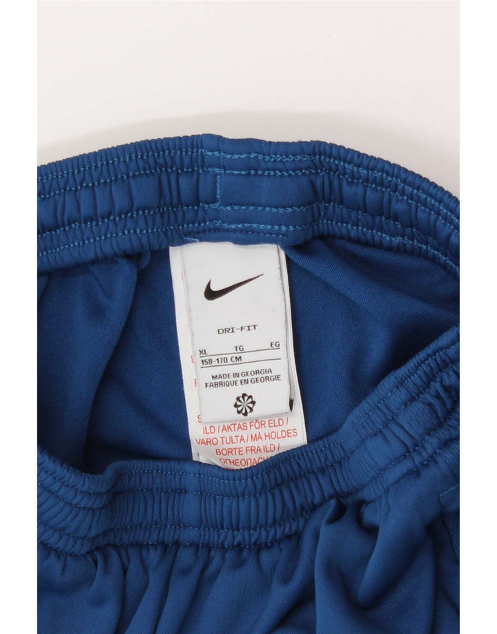 Nike Dri Fit Trainingshose für Jungen, 13–14 Jahre, XL, blaues Polyester