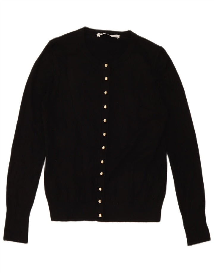 Zara Damen-Cardigan-Pullover UK 10 Small Schwarz