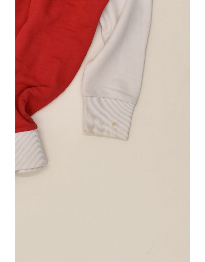 TOMMY HILFIGER Mens Hoodie Jumper XS Multicoloured Colourblock Cotton | Vintage Tommy Hilfiger | Thrift | Second-Hand Tommy Hilfiger | Used Clothing | Messina Hembry 