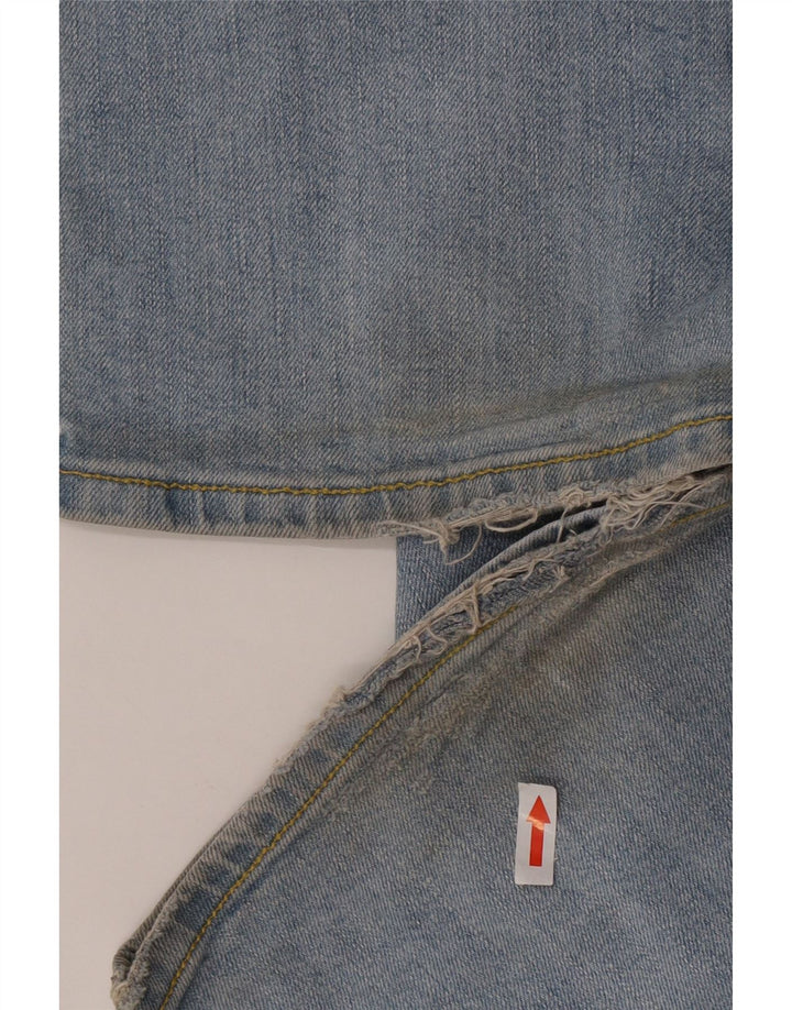 Levi's Damen 544 Flared Jeans W26 L34 Blaue Baumwolle