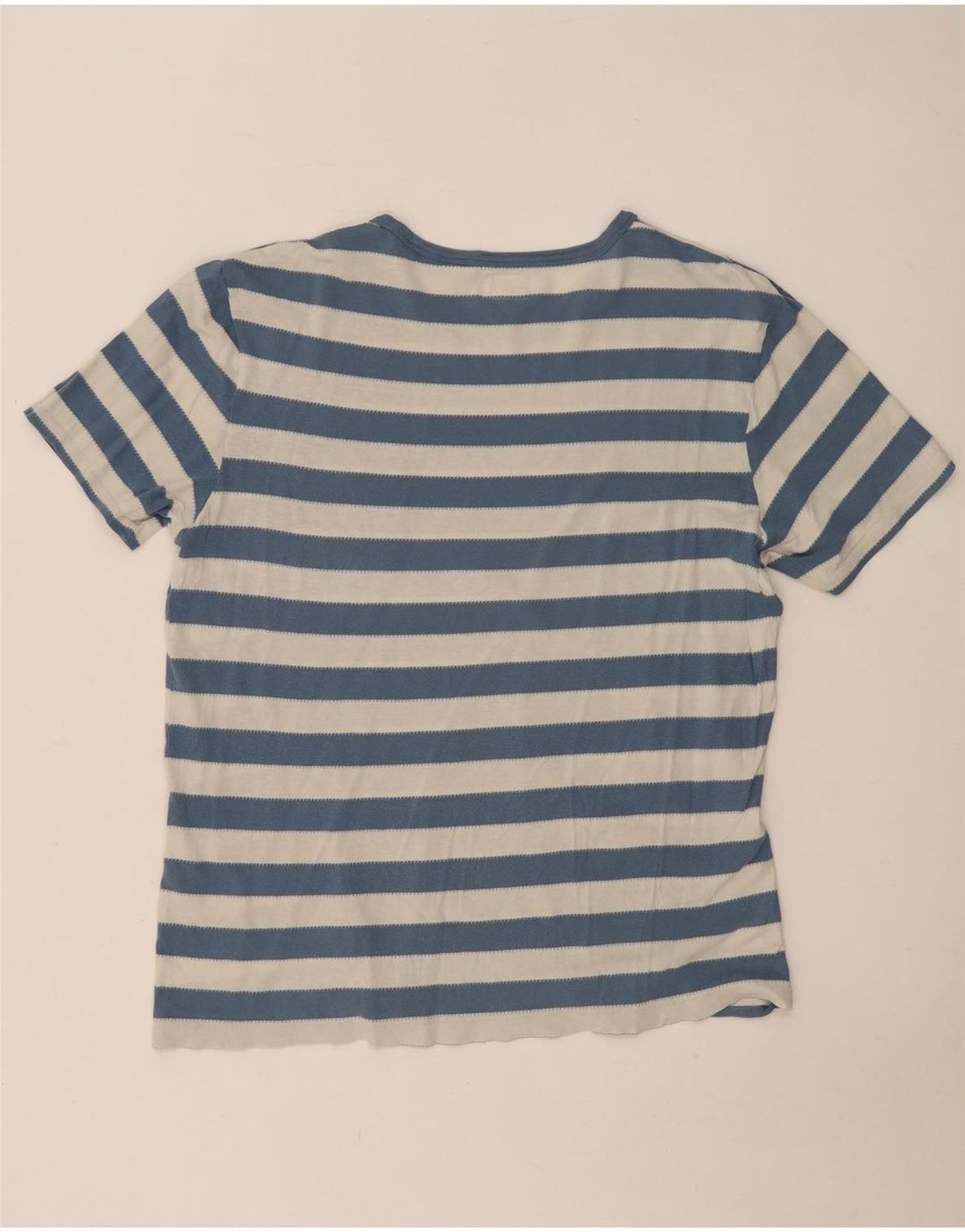 Levi's Herren-T-Shirt-Oberteil, groß, blau gestreift