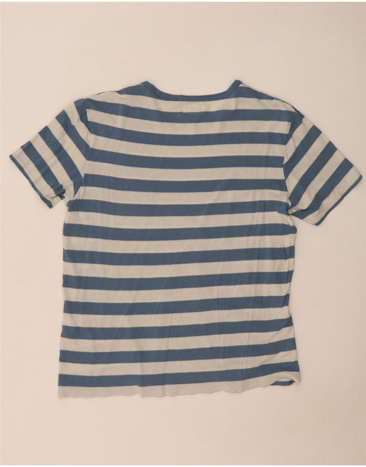 Levi's Herren-T-Shirt-Oberteil, groß, blau gestreift