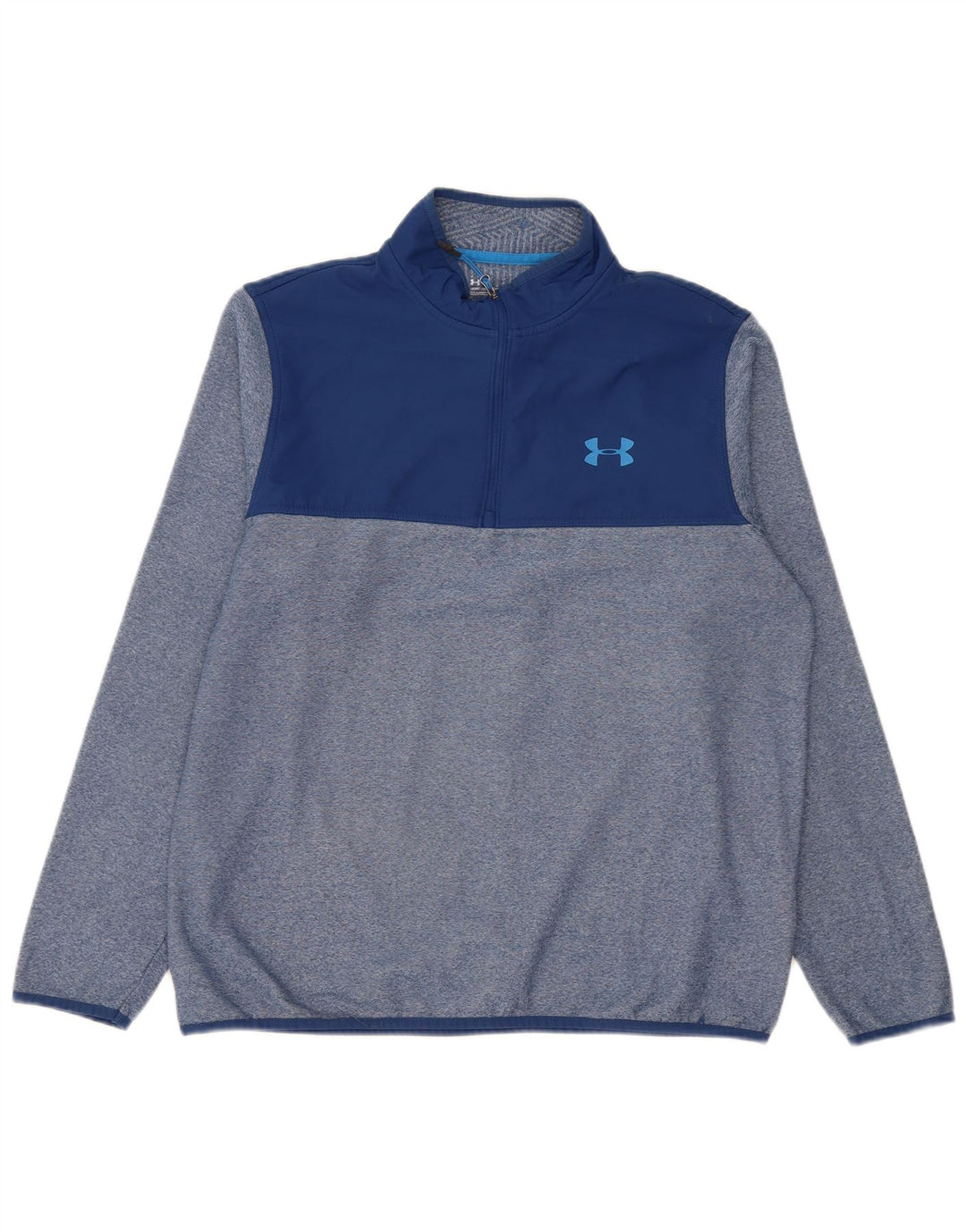 Under Armour Herren Cold Gear Pullover-Trainingsanzugoberteil, groß, blau gestreift