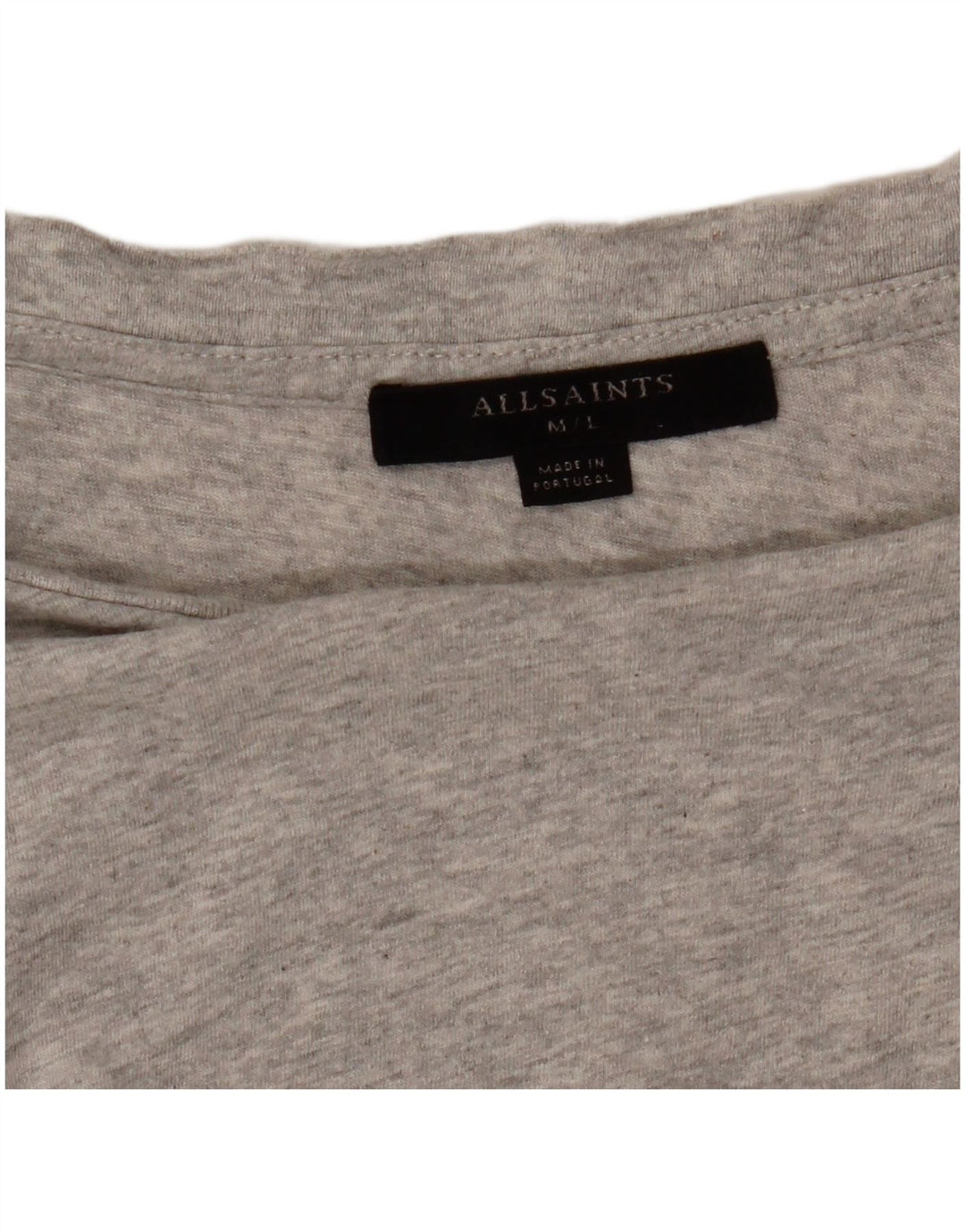 All Saints Herren T-Shirt Top Mittelgrau