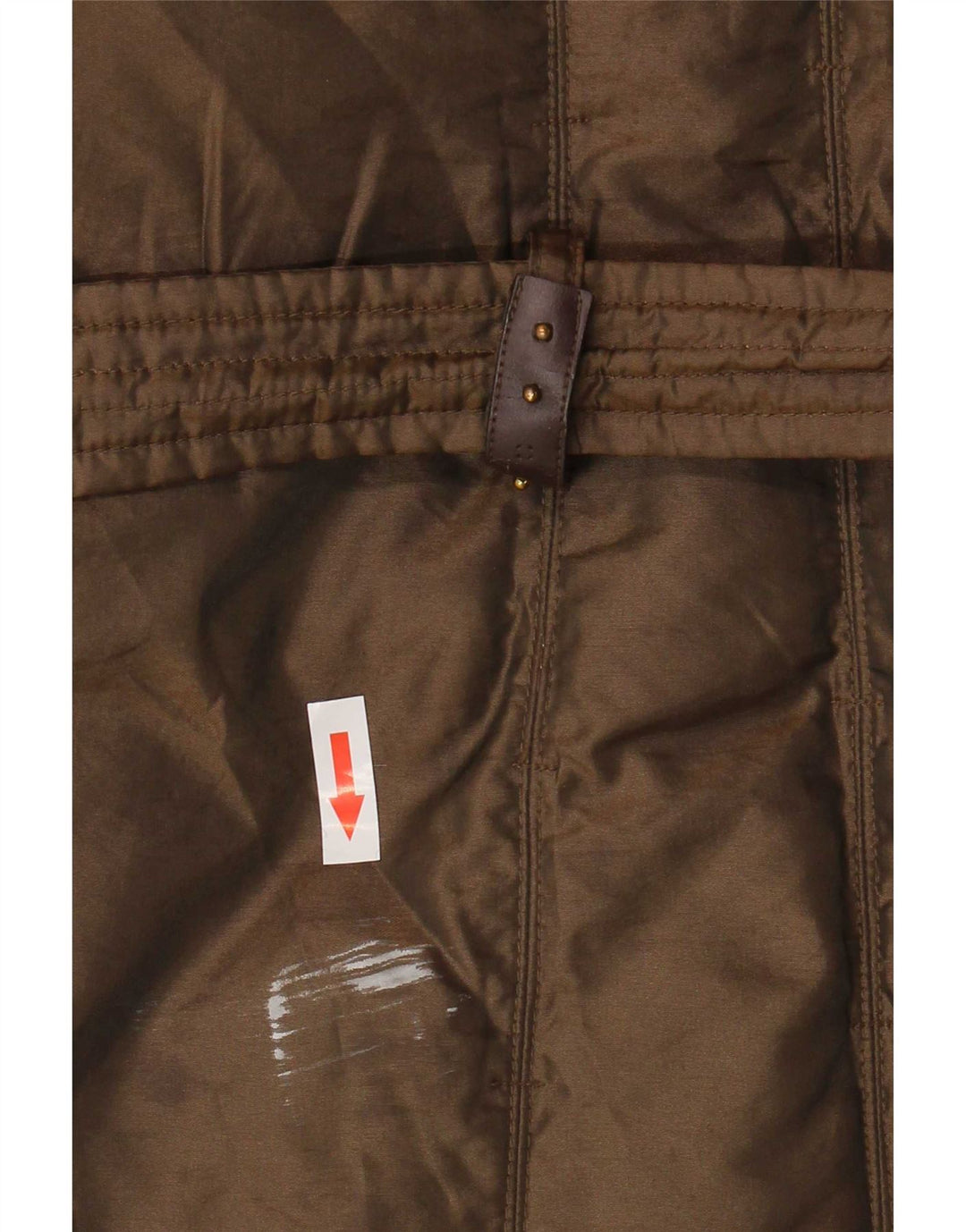 Trussardi Jeans Damen Wattierte Jacke IT 46 Large Khaki Polyamid
