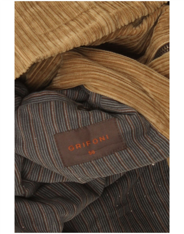 Grifoni Herren Cordjacke IT 50 Large Beige